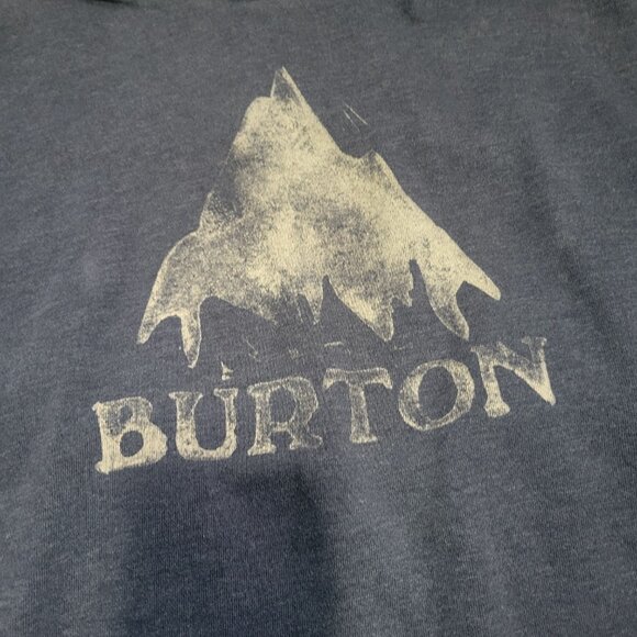 WOMENS SIZE MEDIUM BLUE AND GREY MOUNTAIN BURTON HOODIE - GUC - Picture 2 of 5